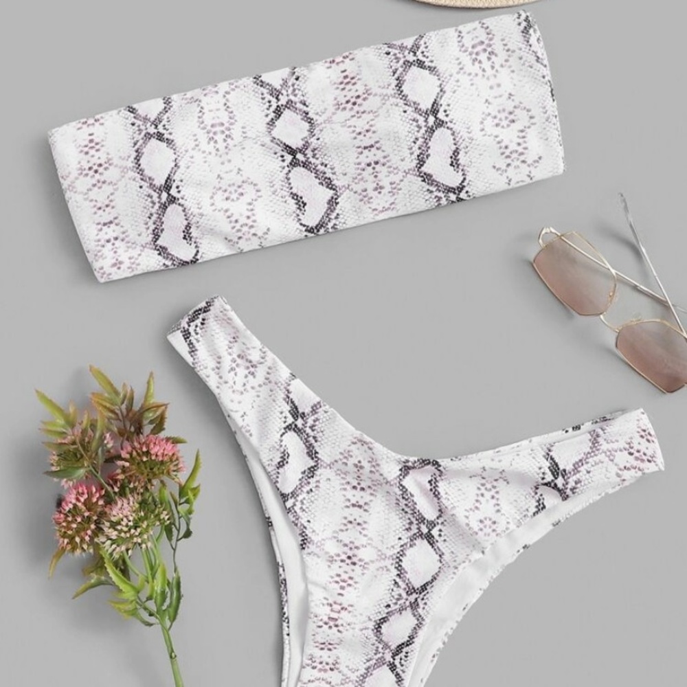 Snake skin bikini